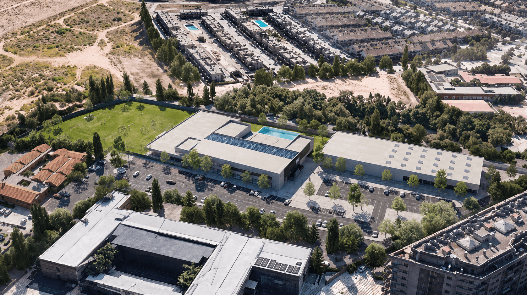 Futuro centro deportivo Barrio Centro